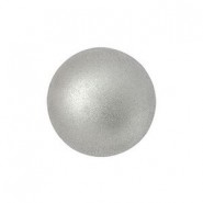 Les perles par Puca® Cabochon 14mm Silver allu mat 00030/01700